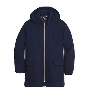 J Crew Swing Coat in Navy